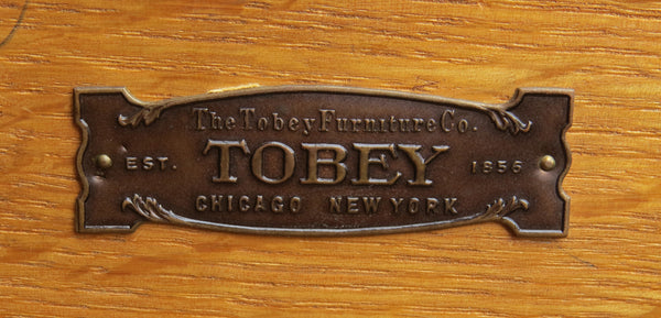 edgebrookhouse - Antique Tobey Furniture Company Walnut and Burl Lowboy