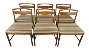 edgebrookhouse - 1960s Mid-Century Modern Rosewood Dining Chairs by Tom Robertson for A.H. McIntosh - Set of 6