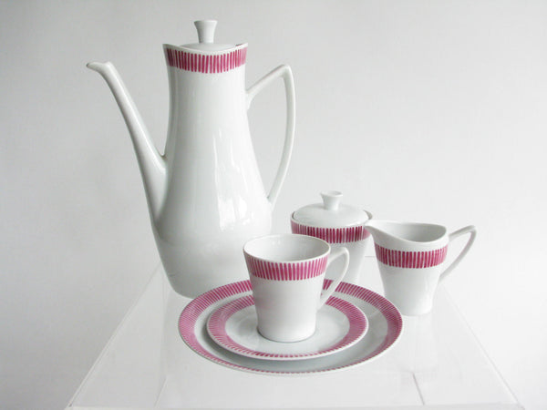 edgebrookhouse - 1960s Karla Coffee/Tea Set Designed by Sven Erik Skawonius for Upsala Ekeby Made in Sweden