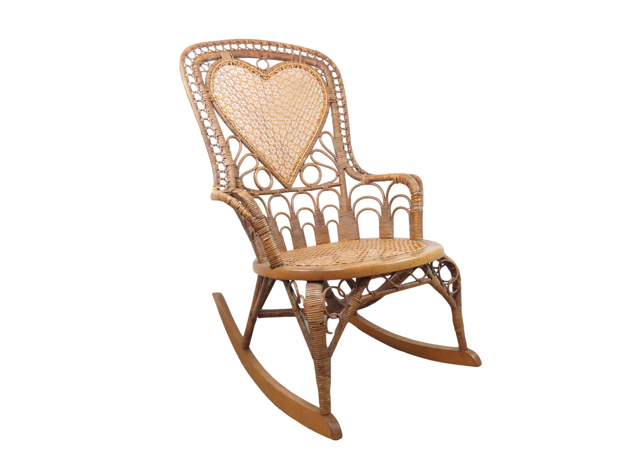edgebrookhouse - Antique Victorian Rocking Chair by Heywood Brothers