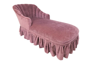 edgebrookhouse - Vintage Drexel Victorian Style Chaise Lounge With Scalloped Back