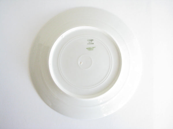 edgebrookhouse - Antique Union Ceramique (UC) France Limoges Porcelain Salad Plates for Marshall Field & Company Chicago Purple - Set of 8