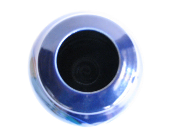 edgebrookhouse - Late 20th Century Blue and Turquoise Art Pottery Vase Signed Bauer