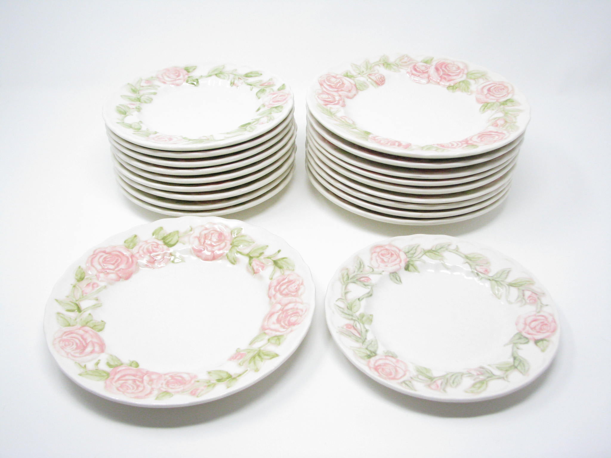 Vintage 1960s Metlox Poppytrail Vernon Rose Pink Pottery