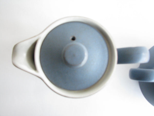 edgebrookhouse - Vintage Denby Echo Blue Stoneware Teapot and Coffee Pot Set