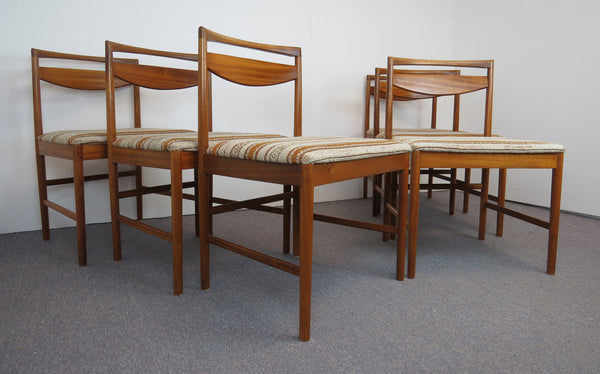 edgebrookhouse - 1960s Mid-Century Modern Rosewood Dining Chairs by Tom Robertson for A.H. McIntosh - Set of 6