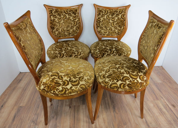 edgebrookhouse - 1930s American Classical Shield Back Dining Chairs - Set of 4