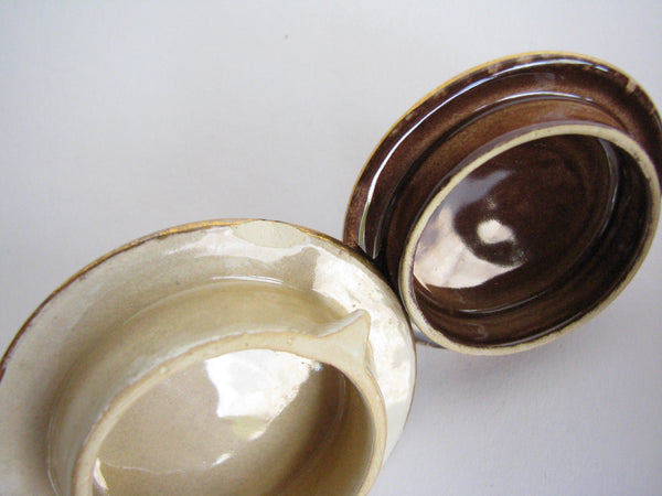edgebrookhouse - 1940s Industria Ceramica Umbra ICU Italy Ceramic Coffee or Tea Set - 13 Pieces