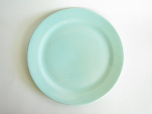 edgebrookhouse - 1940s LuRay Pastels Surf Green Round Pottery Platter or Chop Plate