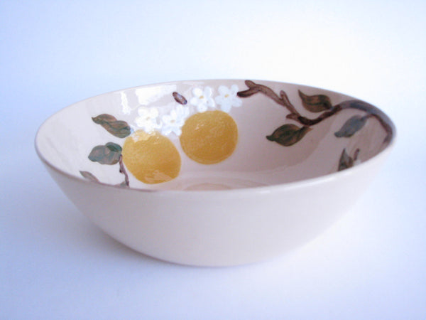 edgebrookhouse - 1940s Orchard Ware California Pottery Orange Blossom Large Serving Bowl
