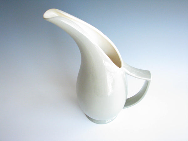 edgebrookhouse - 1940s Red Wing Magnolia Tall Ceramic Pitcher in Light Sage Green