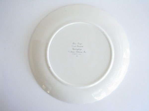 edgebrookhouse - 1940s Southern Pottery Blue Ridge Becky Ironstone Dinner Plates - Set of 4