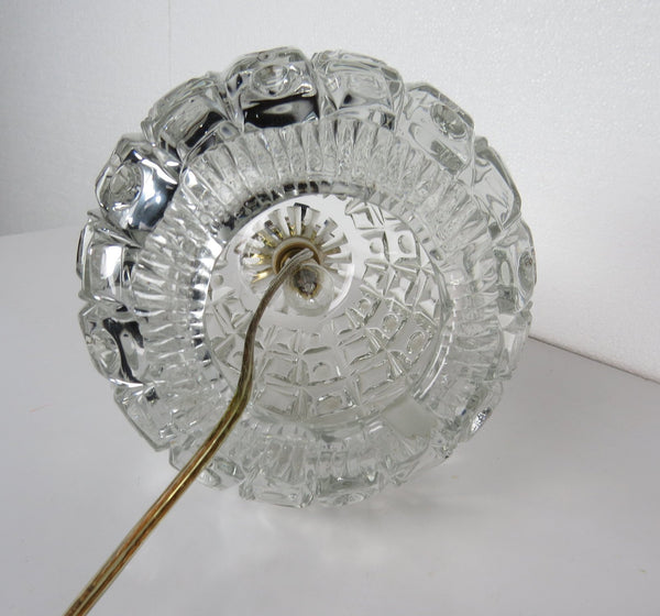 edgebrookhouse - 1950s vintage crystal sphere lamp