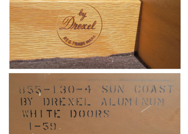 edgebrookhouse - 1950s Kipp Stewart Design for Drexel Suncoast Buffet / Sideboard / Credenza