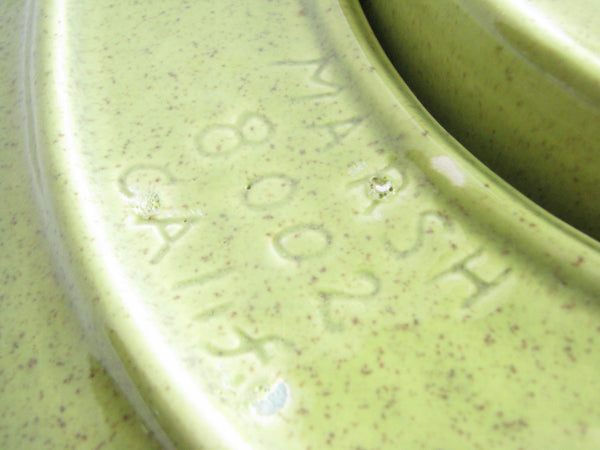 edgebrookhouse - 1950s Marsh California Pottery Speckled Green Serving Dish Set - 5 Pieces