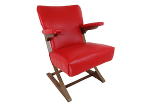 edgebrookhouse - 1950s McKay Cantilever Spring Rocking Arm Chair