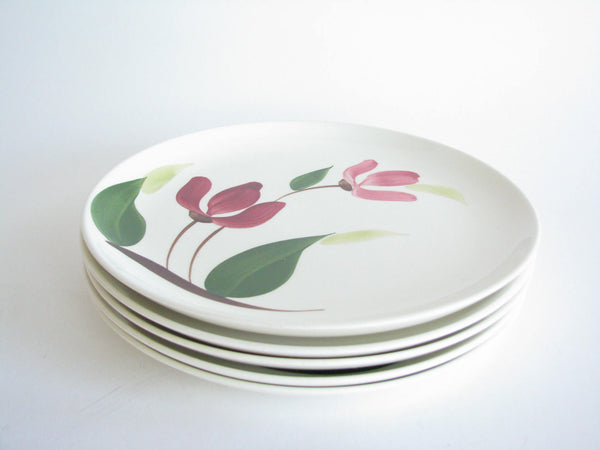 edgebrookhouse - 1950s Stetson Tulip Time Floral Ironstone Dinner or Luncheon Plates - Set of 5