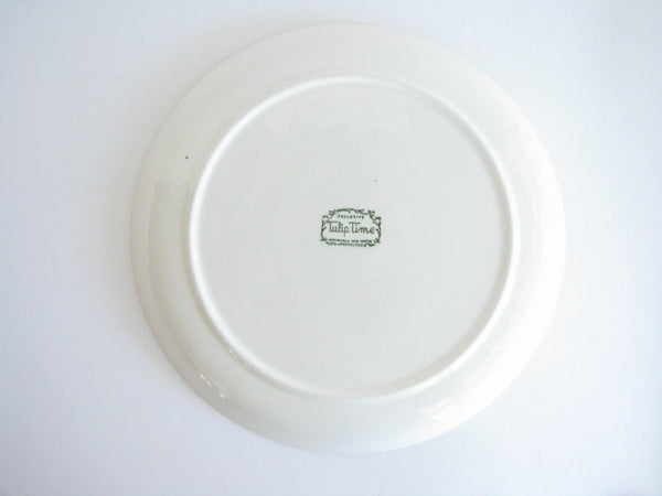 edgebrookhouse - 1950s Stetson Tulip Time Floral Ironstone Dinner or Luncheon Plates - Set of 5