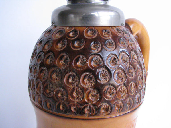 edgebrookhouse - 1950s Aldo Tura for Macabo Bamboo and Metal Thermal Carafe / Ewer Made in Milan, Italy