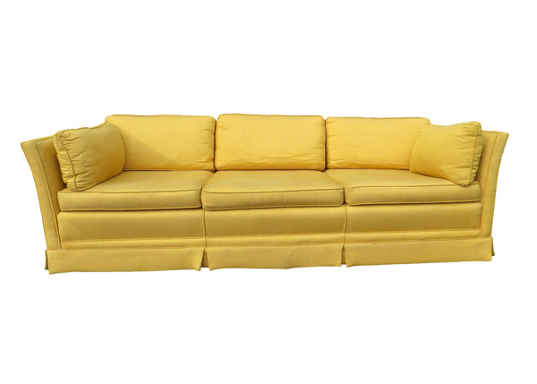 edgebrookhouse - 1960s American Made Modernist Yellow 4-Seater Sofa