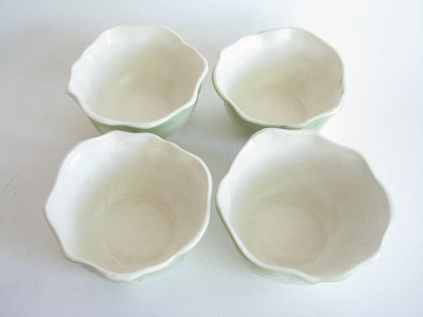 edgebrookhouse - 1960s Ceramic Cabbage Bowls with Extra Matching Plate - 5 Pieces