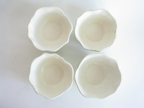 edgebrookhouse - 1960s Ceramic Cabbage Bowls with Extra Matching Plate - 5 Pieces