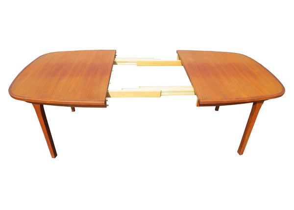 edgebrookhouse - 1960s Danish Modern Niels Moller Expandable Teak Dining Table by Gudme Møbelfabrik