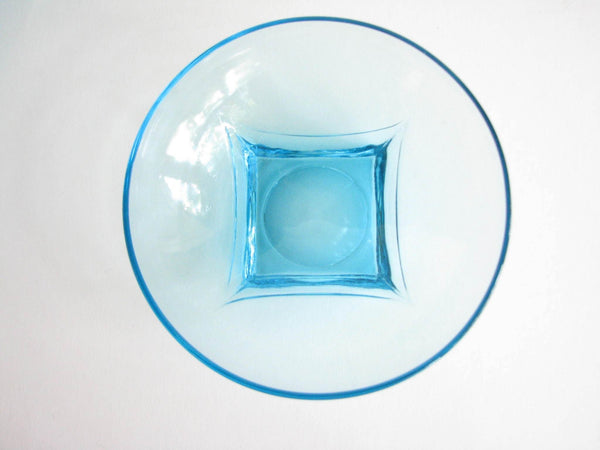 edgebrookhouse - 1960s Hazel-Atlas Aqua Glass Bowls in Capri Colonial Pattern - Set of 12