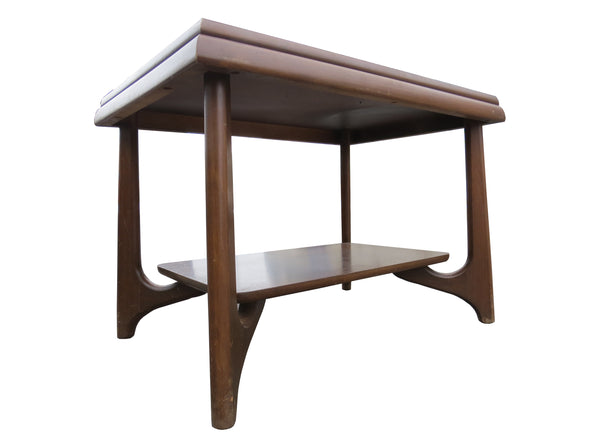 edgebrookhouse - 1960s Walnut 2-Tier End Tables in the Style of Adrian Pearsall by Mersman