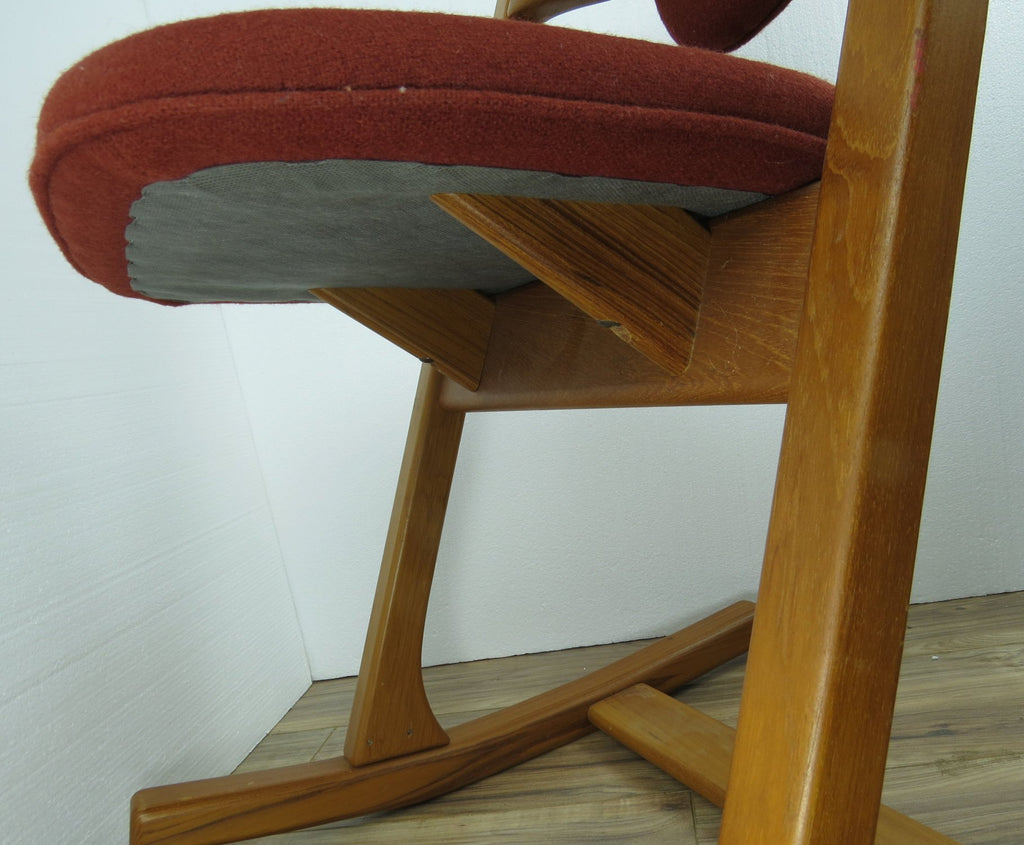 stokke balance chair 1970s Vintage Original Peter Opsvik for Stokke Teak Pendulum Balance C –  edgebrookhouse