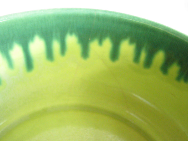 edgebrookhouse - 1970s Ceramic Serving Dishes with Green Tie Dye Style Design - 6 Pieces