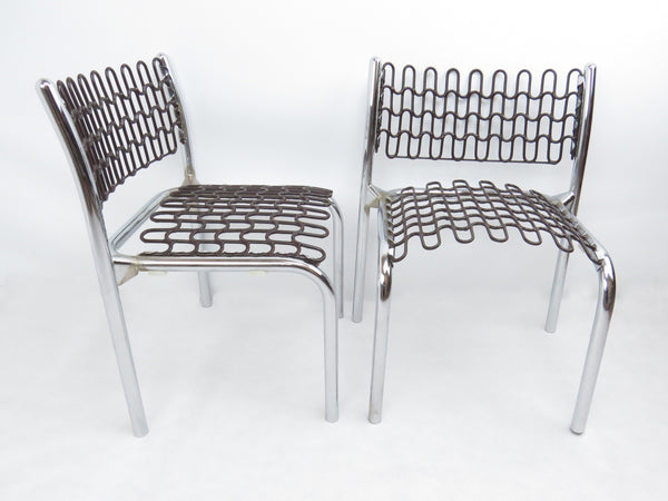edgebrookhouse - 1970s David Rowland for Thonet Patented Softec Chair & Soflex Mesh Children's Chairs - Set of 4