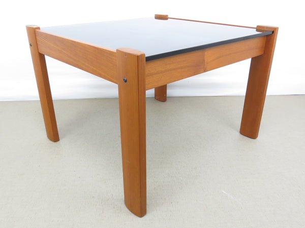 edgebrookhouse - 1970s Ekornes Amigo Norwegian Teak and Smoked Glass Coffee / Side Table