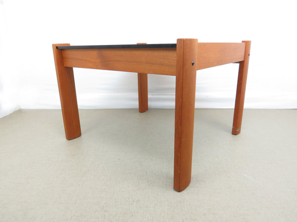 edgebrookhouse - 1970s Ekornes Amigo Norwegian Teak and Smoked Glass Coffee / Side Table