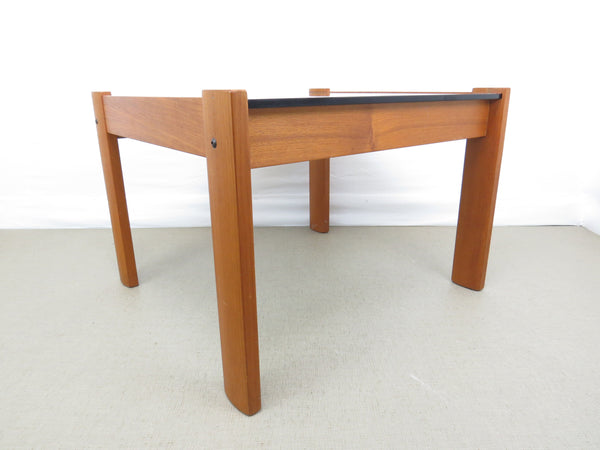 edgebrookhouse - 1970s Ekornes Amigo Norwegian Teak and Smoked Glass Coffee / Side Table