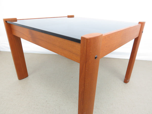 edgebrookhouse - 1970s Ekornes Amigo Norwegian Teak and Smoked Glass Coffee / Side Table