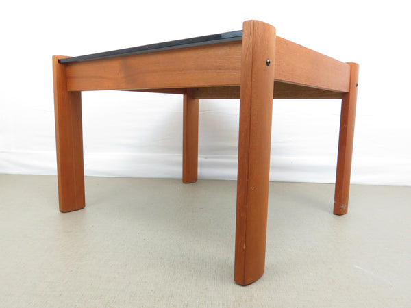 edgebrookhouse - 1970s Ekornes Amigo Norwegian Teak and Smoked Glass Coffee / Side Table