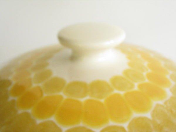 edgebrookhouse - 1970s Franciscan Sundance Yellow Large Earthenware Lidded Serving or Casserole Dish