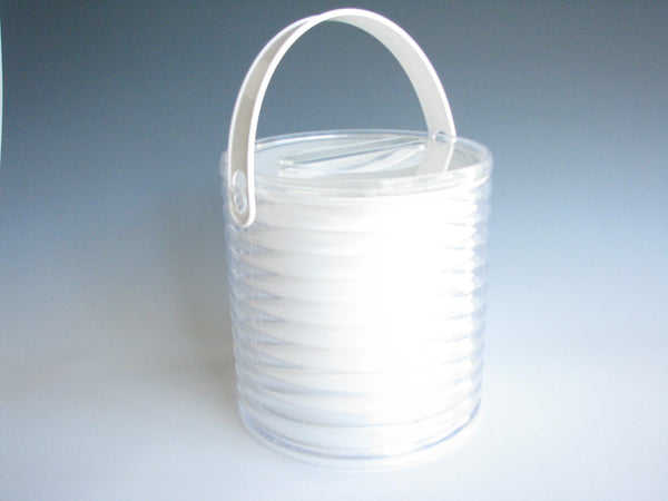 edgebrookhouse - 1970s Sally Designs Ribbed Acrylic Ice Bucket