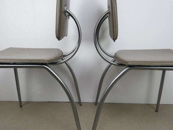 edgebrookhouse - 1970s Italian Sculptural Dining Side Chairs - Set of 4