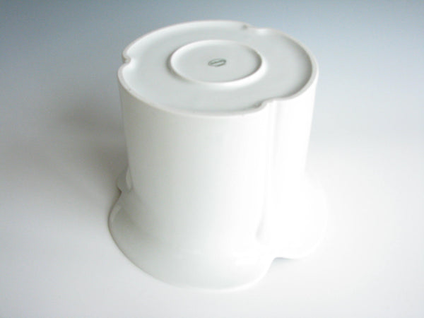 edgebrookhouse - 1980s Arzberg Large White Porcelain Lily Vase or Planter Designed by Werner Bünck