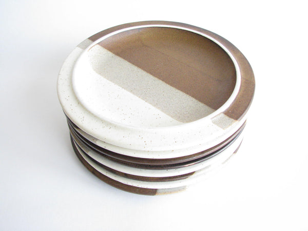 edgebrookhouse - 1980s Fabrik Pottery Agate Pass Salad Plates Designed by Jim McBride - Set of 8