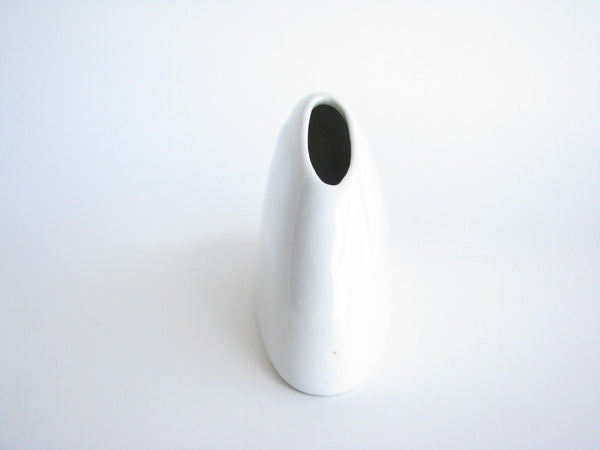 edgebrookhouse - 1980s Haeger Art Deco Style White Pottery Vase