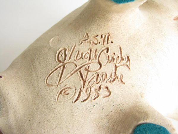 edgebrookhouse - 1980s Police Pig Pottery Piggy Bank with Police Cap and Billy Club