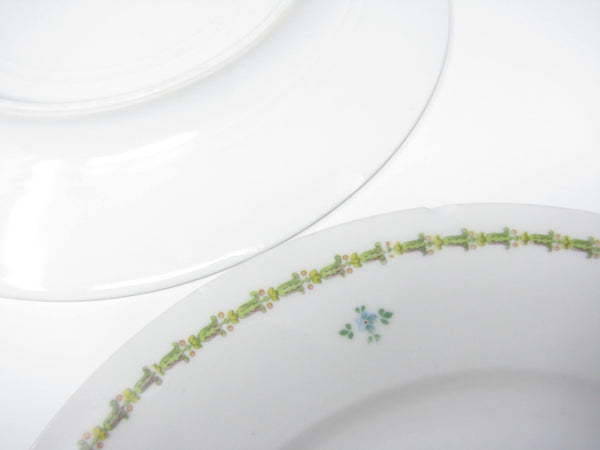 edgebrookhouse - Antique GD & Cie Avenir Decorated Legrand & Co Limoges Porcelain Salad Plates - 11 Pieces