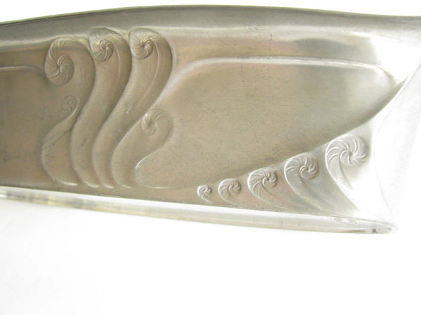 edgebrookhouse - Antique Kayserzinn Art Nouveau Pewter Double Bird Lidded Trinket Box by Hugo Leven