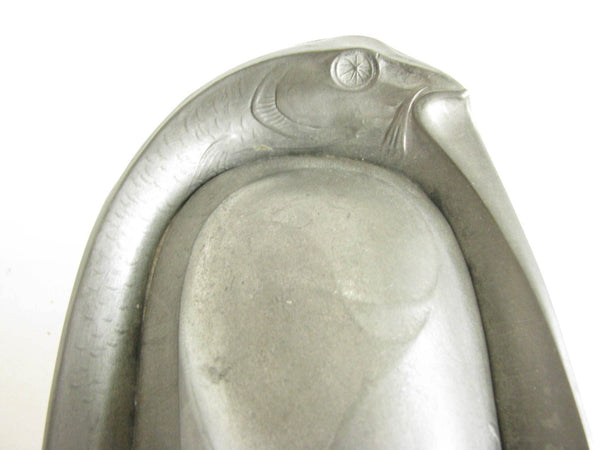 edgebrookhouse - Antique Kayserzinn Art Nouveau Pewter Double Bird Lidded Trinket Box by Hugo Leven