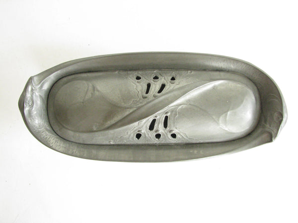 edgebrookhouse - Antique Kayserzinn Art Nouveau Pewter Double Bird Lidded Trinket Box by Hugo Leven