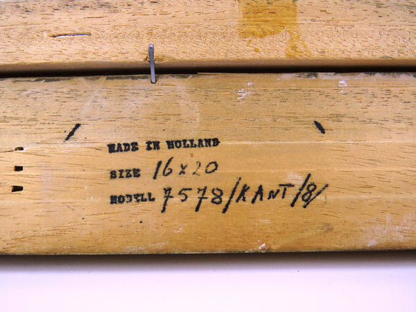 edgebrookhouse - Antique Late 19th Century Dutch Old Master Still Life Oil on Canvas - Signed and Framed