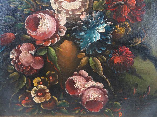 edgebrookhouse - Antique Late 19th Century Dutch Old Master Still Life Oil on Canvas - Signed and Framed